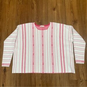 MAJE Sz XL Boxy Cropped Sweater